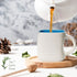 Set of 6 Ceramic Tea Cups - White Matte - The Earth Store - Cup Sets